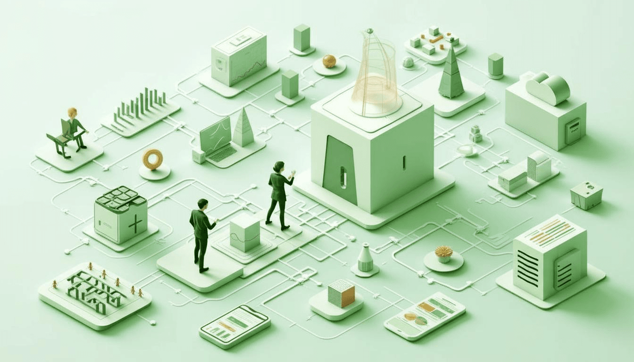 Enterprise technology platform illustration